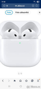 sluchátka Apple AirPods 4 s aktivním potlačením hluku