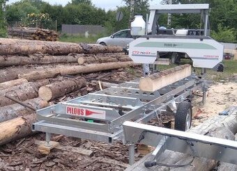 Kmenová pásová mobilní pila Pilous CTR 750 GX mobil - 1