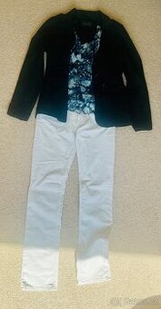 Dámské sako černé s pasem