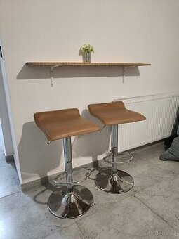 Barové židle 2 ks (cena celkem)