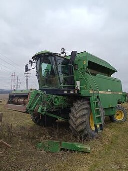 John Deere 2264 na ND + řepkový adaptér