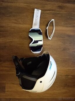 Lyžařská helma Atomic vel. S+brýle Salamon