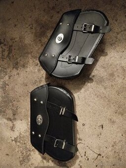 Kožené brašny na Chopper/Cruiser (upravené pro pevno