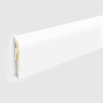 Soklová lišta bílá Afirmax BiClick