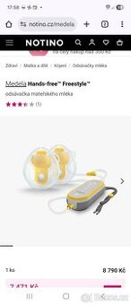 Elektrická odsavačka Medela freestyle