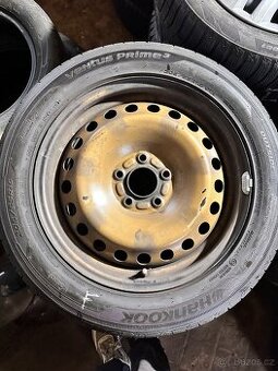Plechové disky s letními pneu Octavia,Golf,VW,Caddy, Touran