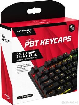 US HyperX černé PBT náhradní klávesy