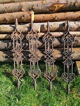 Prodám litinové prvky pro zábradlí