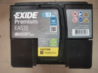 Autobaterie Exide Premium 53Ah (EA530) – záruka do 12/2026