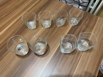 Skleničky na whiskey Ballantines, Johnnie Walker, Tullamore