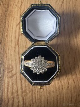 diamantový prsten 0,65 ct – 18k zlato (750/1000)