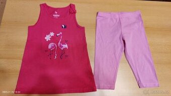 Dívčí tílko s legíny vel. 110/116