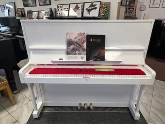 Bílý Petrof 125 se zárukou 5 let, doprava zdarma.