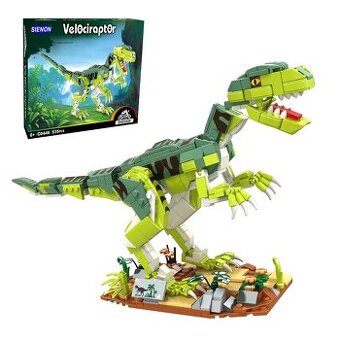 Dětská stavebnice Velociraptor 533 dílků B0C35RTY86