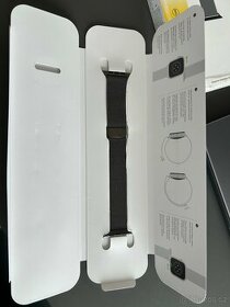 Apple Watch řemínek 44/45/49 mm grafitově šedý milánský tah - 1