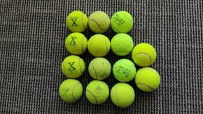 Tenisové míčky hrané-14 ks