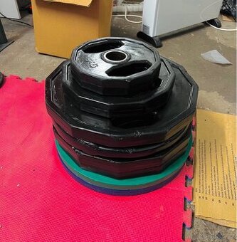 Profi pogumované kotouče - 50mm - Celkem až 130kg