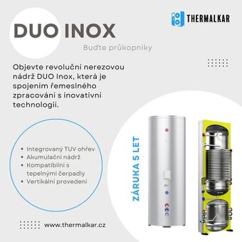 NEREZOVÁ KOMBINOVANÁ NÁDRŽ DUO INOX