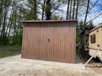 Plechová garáž 3x6m - 1
