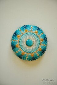 Mandala "Štěstí a ochrana" DotArt, akryl