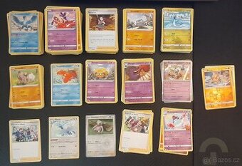 "Bulk"660ks pokemon karet různé sety