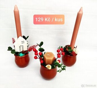Prodám nové podzimní svícny
