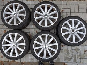 5x ALU kola VW 5x112 R18 + letní pneu 235/40 R18
