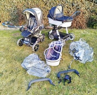 Kočárek kombinovaný, hluboký, golfky