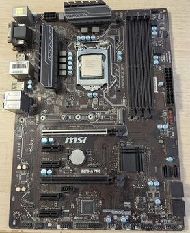 Set základní deska Z270-A PRO s CPU i5 6600K