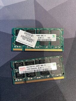 Paměť RAM 4GB (2x2GB), DDR2, 800 MHz