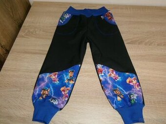 Zimní nové softshellové kalhoty Patrola vel.98-104