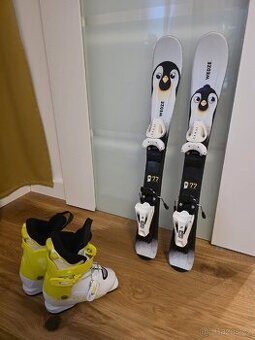Dětské lyže 77 cm set. Lyže 77cm dítě