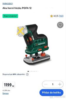 Horní frézka parkside POFA 12