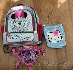 Školní batoh, kabelka a taštička