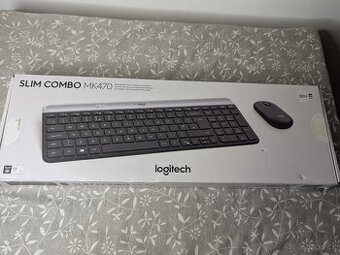 Set Klávesnice a myš Logitech Slim Wireless Combo MK470