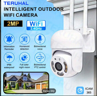 BEZPEČNOSTNÍ SMART KAMERA, Wifi nová, nerozbalená.