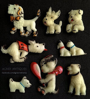 Fosforová brož - pes, pejsek II