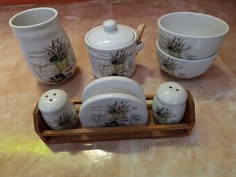 Nádobí - motiv levandule