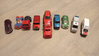 Autíčka angličáky sada 10 ks (sada č.2)