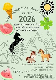Příměstský tábor s koňmi 2026