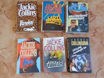 6 knih od Jackie Collins + 1 Carina Bomannová