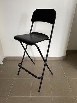 IKEA židle FRANKLIN Barová stolička s opěrkou, skládací