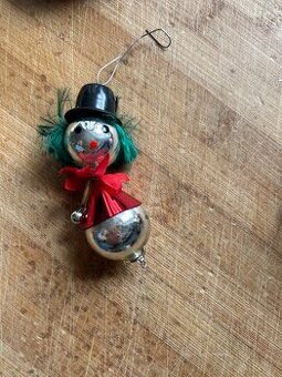 Vánoční retro ozdoby starožitné 3ks