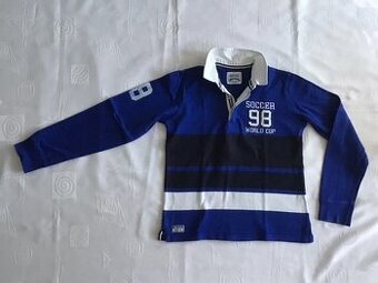 Pruhované tričko s dlouhým rukávem, vel. 11-12 let = 80 Kč