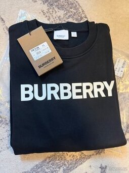 Pánská mikina – černá s bílým logem