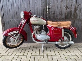Jawa 250 353 r.v. 1956,krásný původní stav,pulbuben