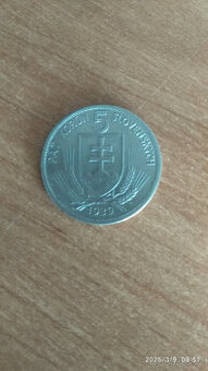 prodám mince - SK mince