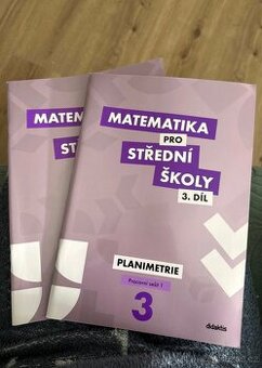 Matematika pro střední školy 3. díl - pracovní sešity