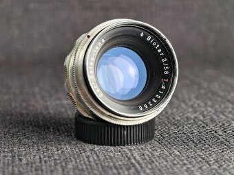 Carl Zeiss Biotar 58mm f2 red T pre-set M42