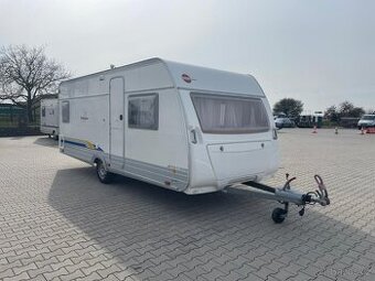 Burstner 500, sprcha, bojler, velká kuchyň, pl+el.topení